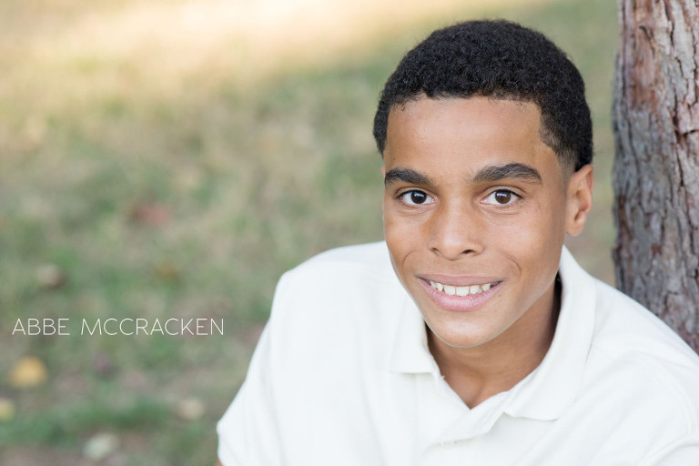 headshot of a teen boy