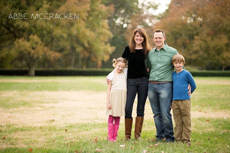family portrait with twin siblings at the Mint Museum