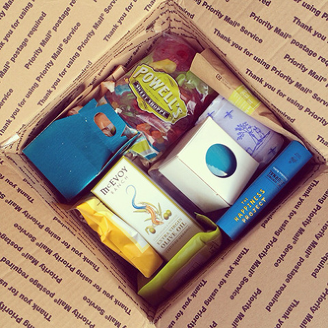 iPhone image - box of goodies from Instagram 365