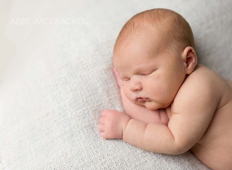 chubby newborn boy - newborn portrait