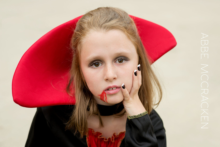 Project 52: halloween girl vampire custom | charlotte family photography