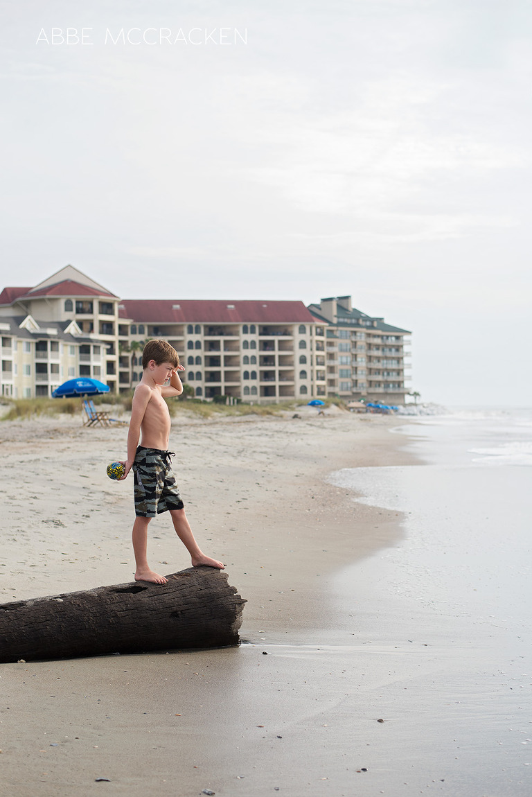 Child's play on the beach