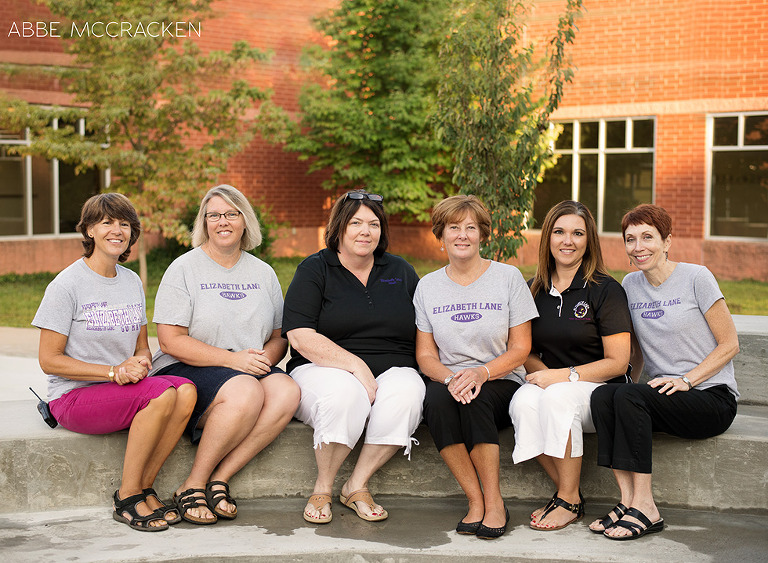 Front office staff at Elizabeth Lane Elementary school