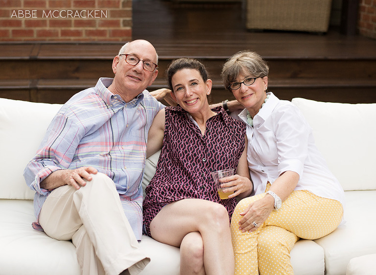 Mom and Grandparents at Bar Mitzvah after party