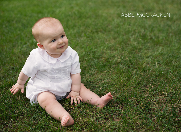 6 month old baby christening day