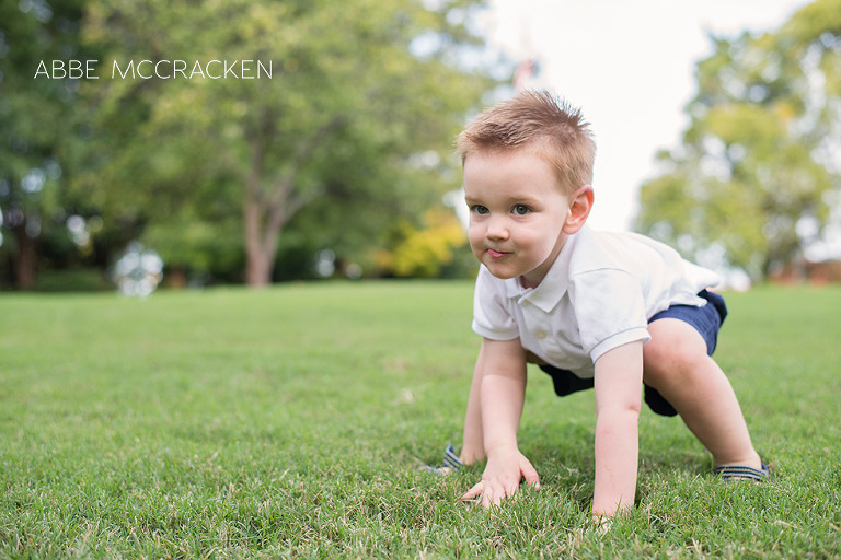 baby brother ready for some tackle football