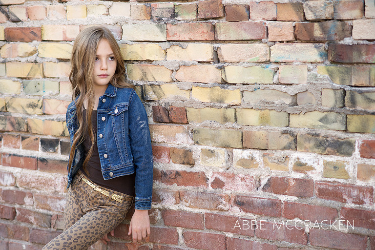 ClickAway kids - gorgeous young model in urban setting