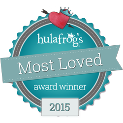 Hulafrog's 2015 Most Loved Family Photographer Charlotte NC - Abbe McCracken Photography's Award Badge