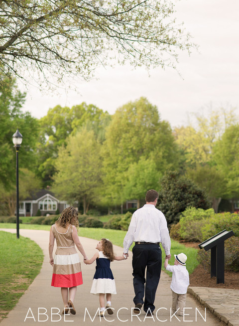 spring family portraits in Charlotte NC