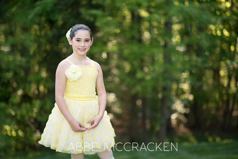 dance photography - portrait of a young Charlotte NC dancer