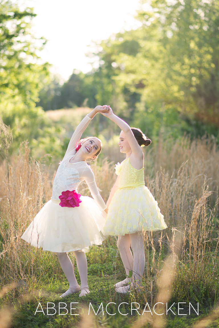 sisters dancing - lifestyle dance photography in Charlotte NC