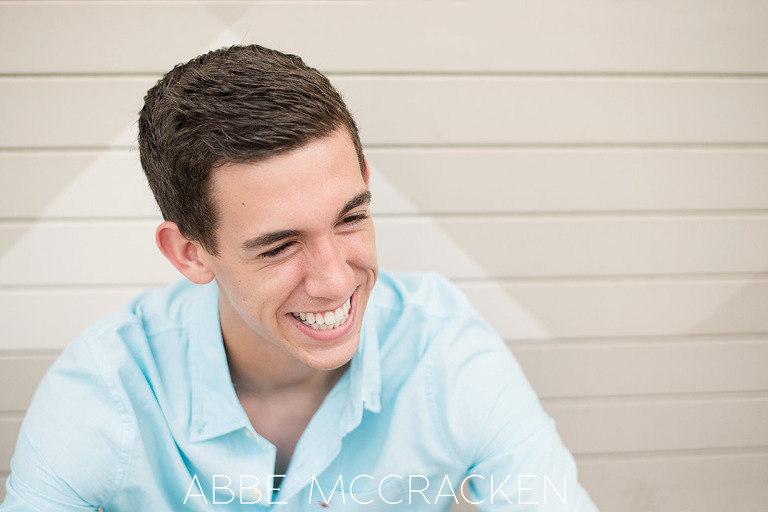 Candid portrait of a teenage boy in Charlotte NC