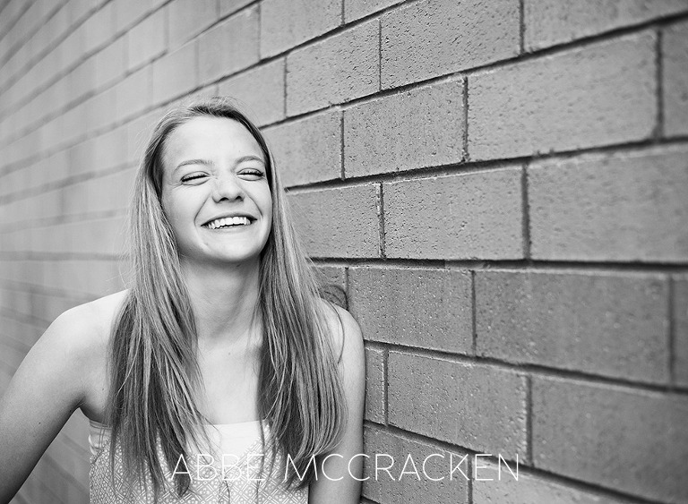 Candid portrait of a teenage girl in uptown Charlotte NC