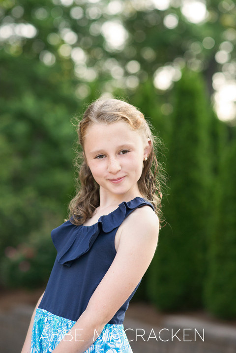 Matthews NC 5th Grade Graduation Portraits