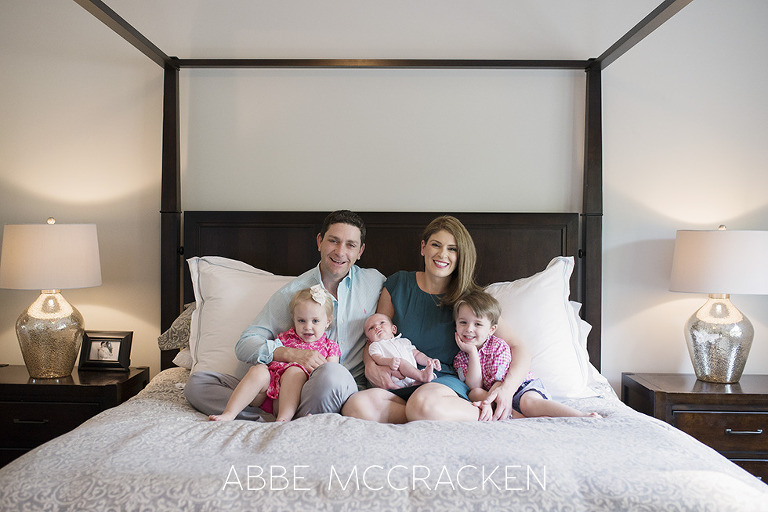 Family portrait - newborn photography at home