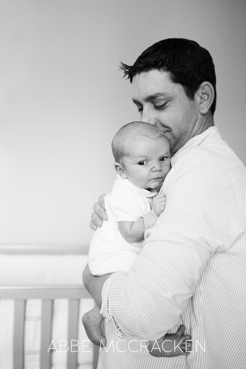 newborn lifestyle portraits - father and son