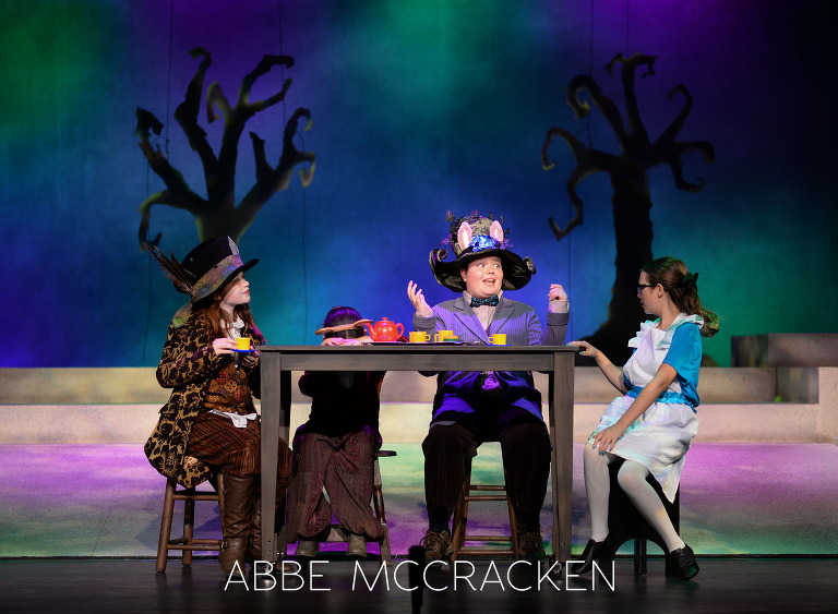 Youth Theater Photography - Alice in Wonderland, Matthews Playhouse of the Performing Arts - Matthews, NC