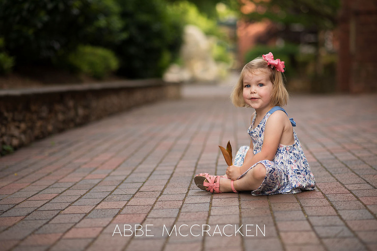 Portrait of a 3-year-old girl