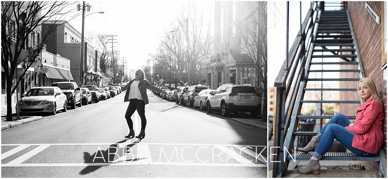 Senior pictures in NoDa, Charlotte