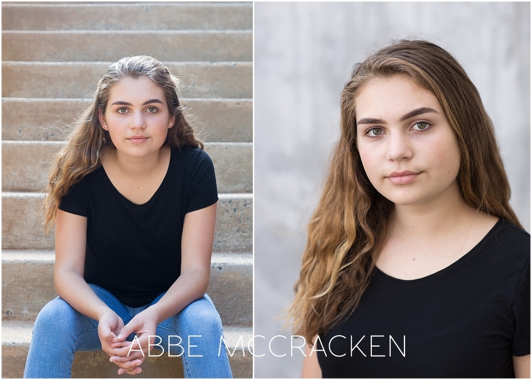 modeling portfolio pictures, teenage girl - charlotte nc