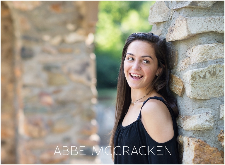 Summer Senior Pictures in Independence Park, Charlotte