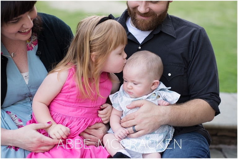 Candid, lifestyle family portraits in Uptown Charlotte