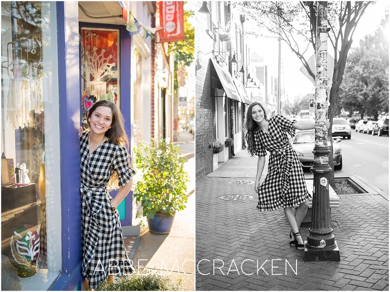 Urban Senior Portraits Charlotte, NC photographed in Noda