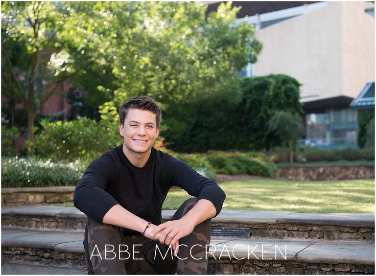 Urban Senior Portraits for guys in Uptown Charlotte