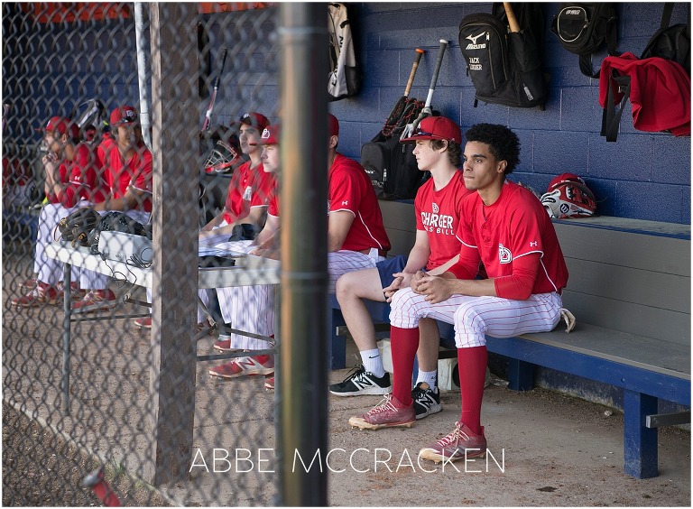 Providence Day high school baseball team pre game