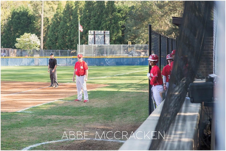 Candid moments during high school baseball - Providence Day vs. Charlotte Country Day