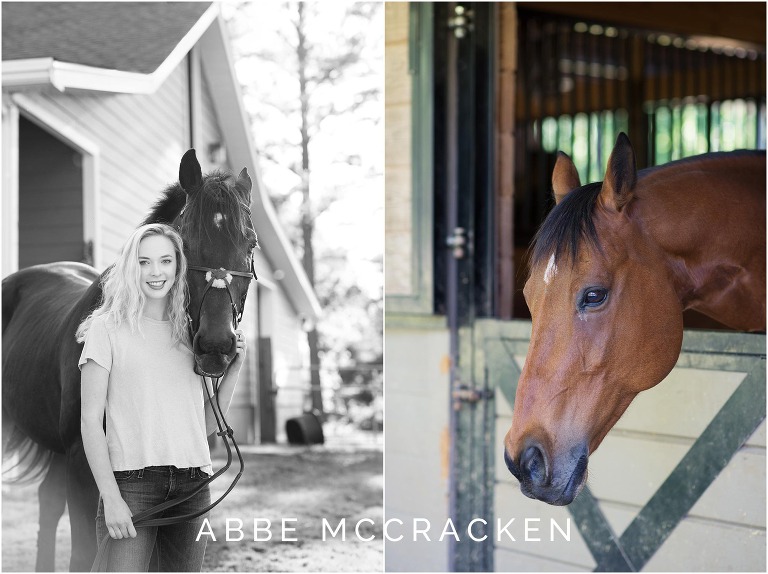 Senior portraits with a horse