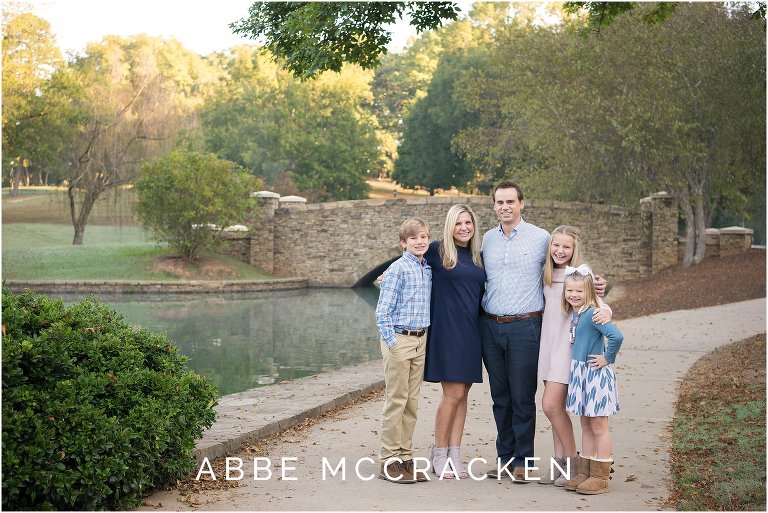 Fall family photos in Charlotte's Freedom Park