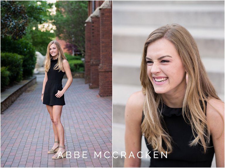 Urban senior pictures in Uptown Charlotte