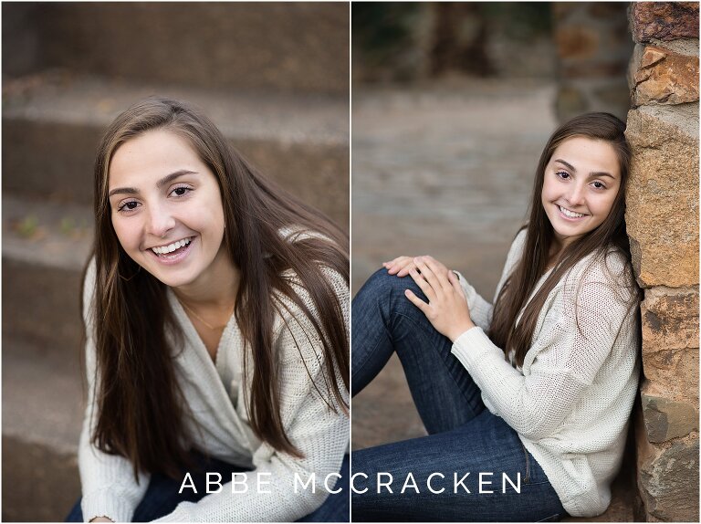 Professional senior portraits in Independence Park