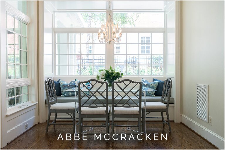 Kitchen table in newly renovated Eastover home