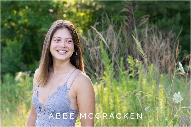 Backlit senior photos in wheat fields