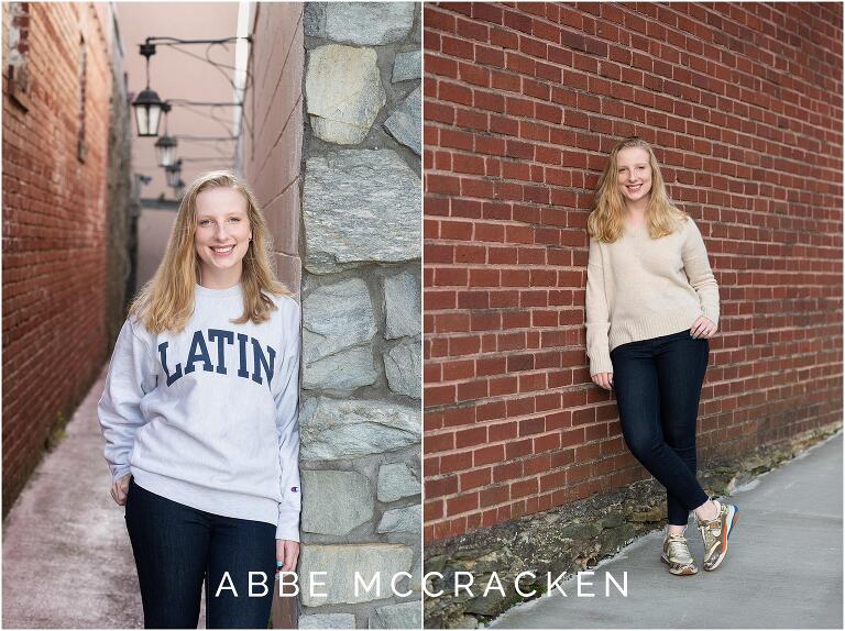 Senior portraits on location in Blowing Rock, North Carolina