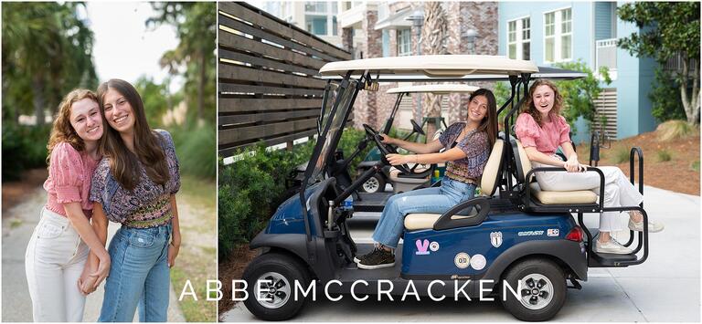 Behind the scenes candids, Senior Portraits at Wild Dunes Resort, Isle of Palms SC