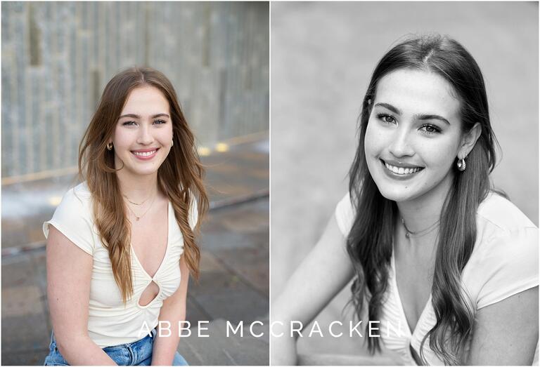 Casual headshots both color and black/white