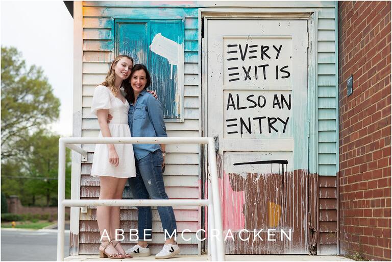 Senior and her mother