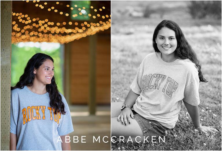 Senior portraits at a barn