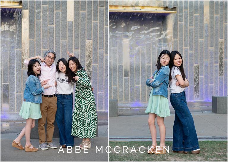 Senior pictures in Romare Bearden Park