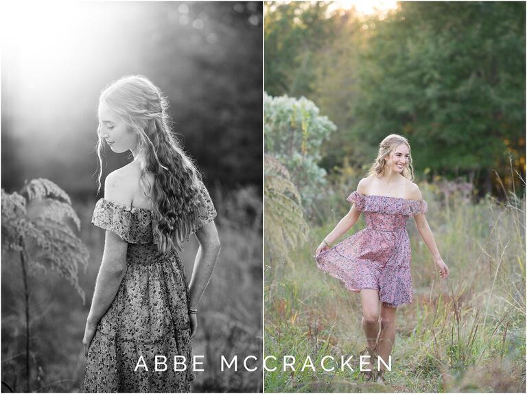 Senior portraits in Waxhaw, North Carolina outside of Charlotte