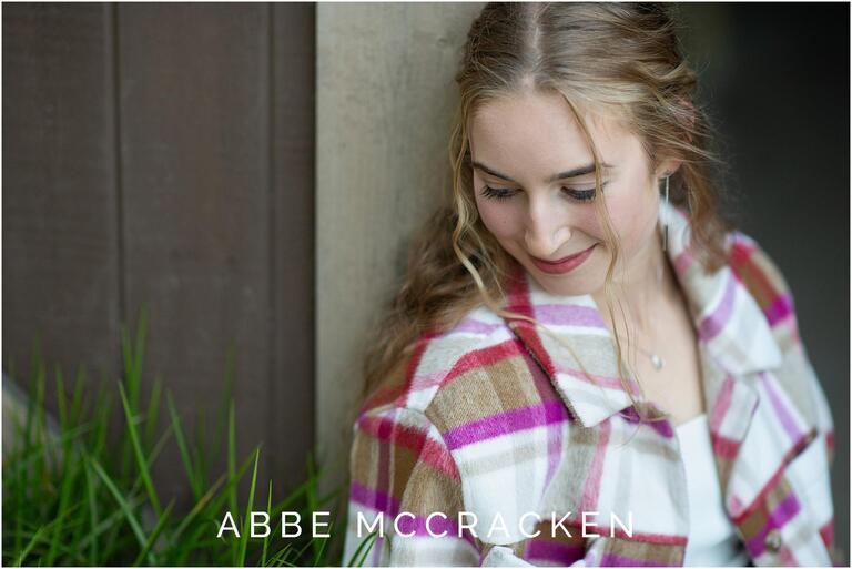 Senior portrait, close up