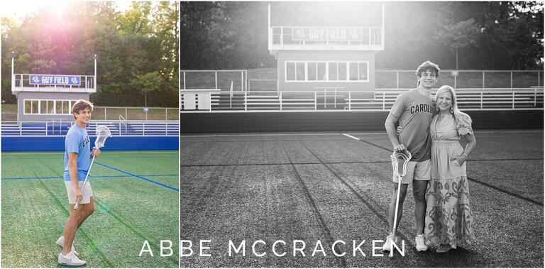 Portraits of a high school scholar athlete