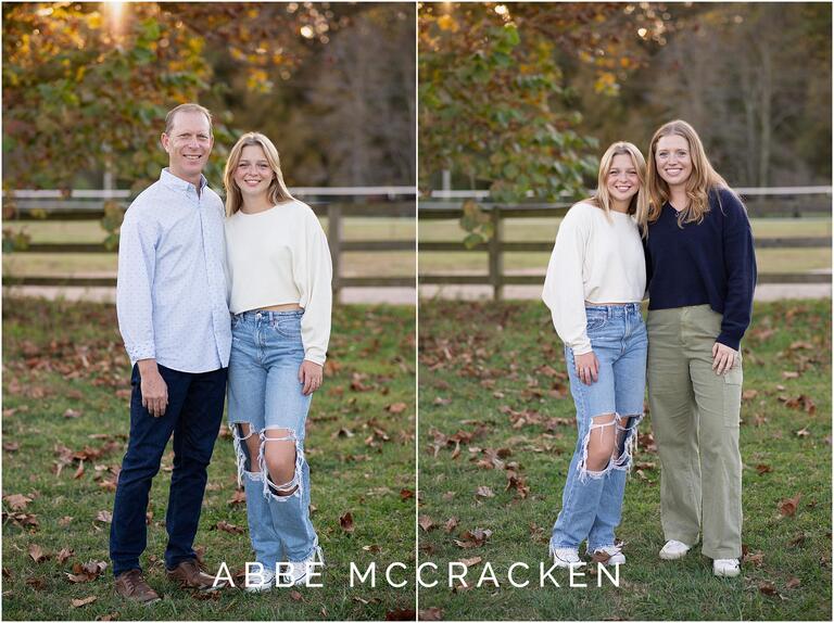 Family pictures with high school senior