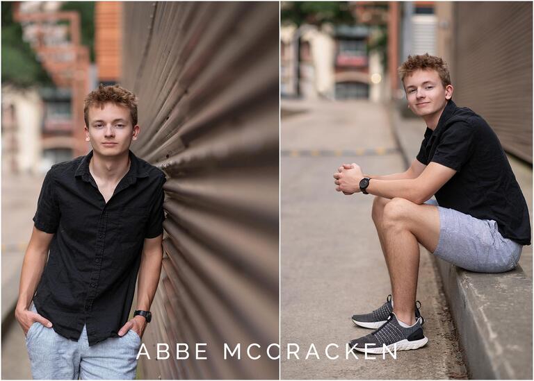 Senior portraits in Uptown Charlotte, NC